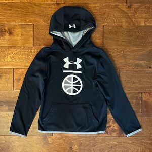 EUC Under Armour Black Basketball Hoodie